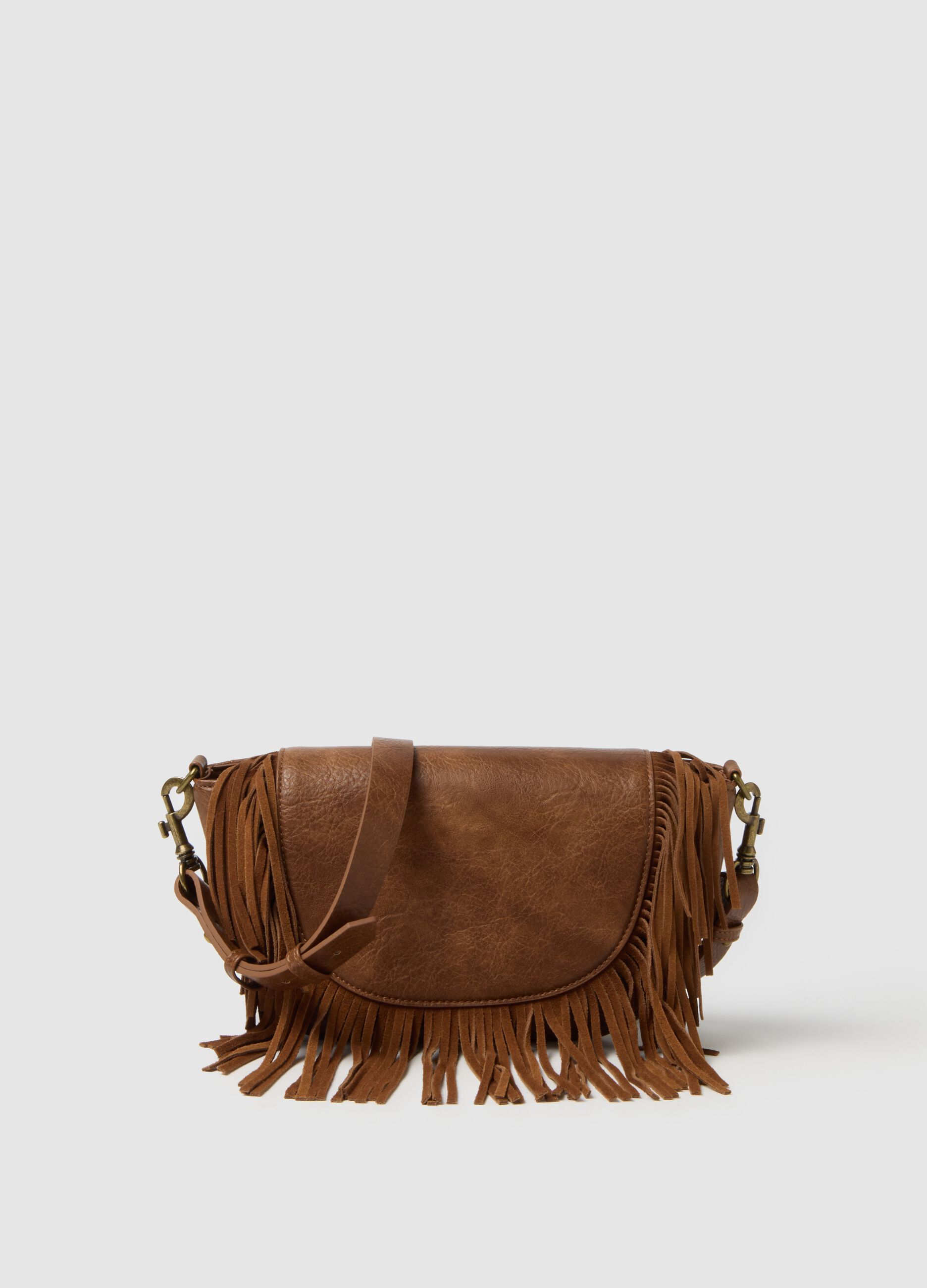 Brown Bag with Fringes