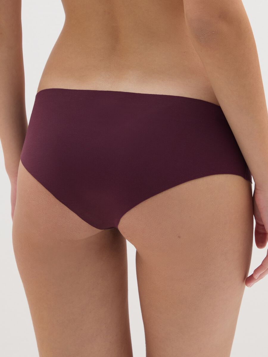 Culotte in cotone elasticizzato viola vinaccia_2