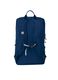 Zaino blu con tasche frontali rotonde_1