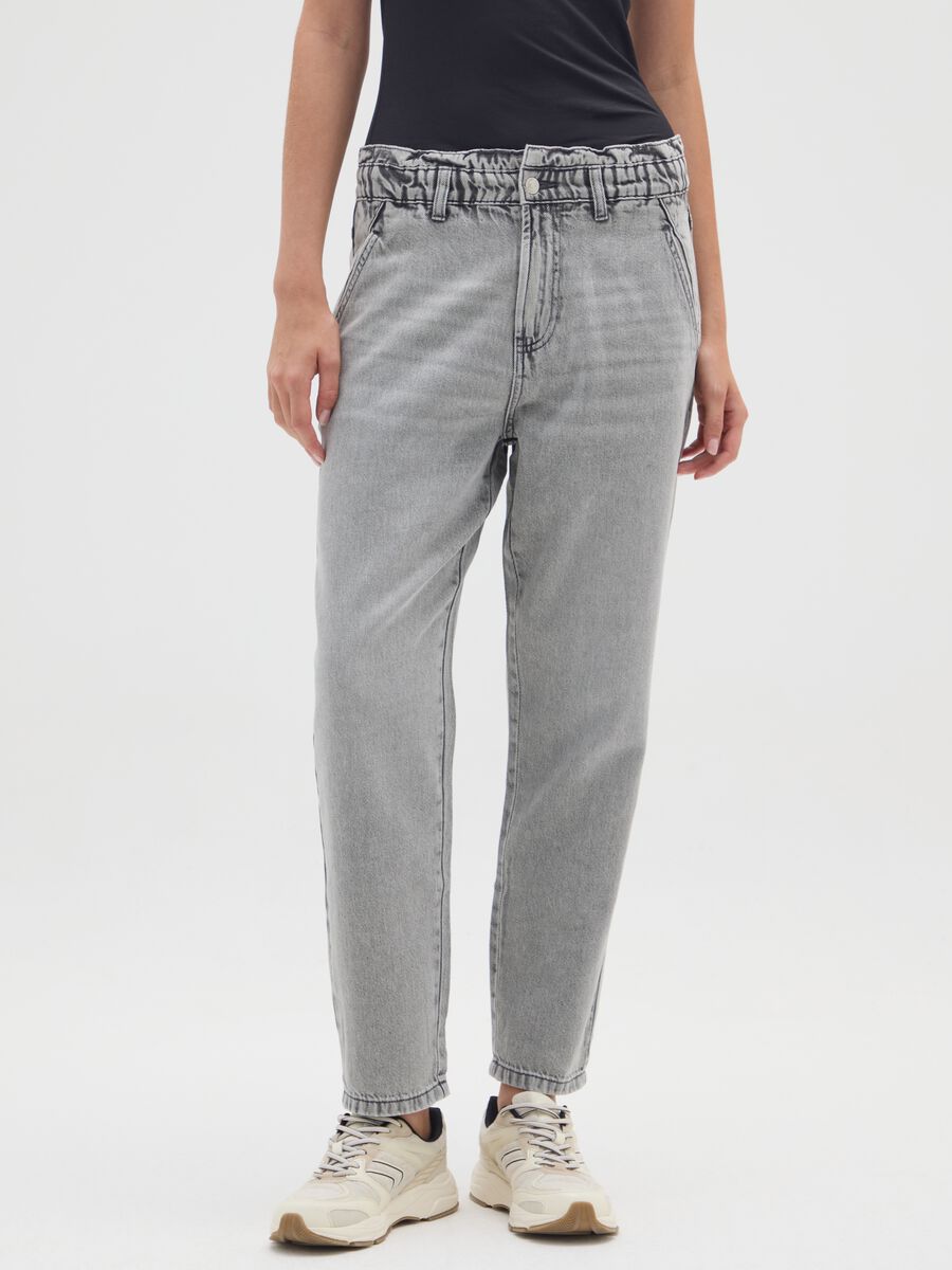 Jeans lavaggio grigio slouchy_1
