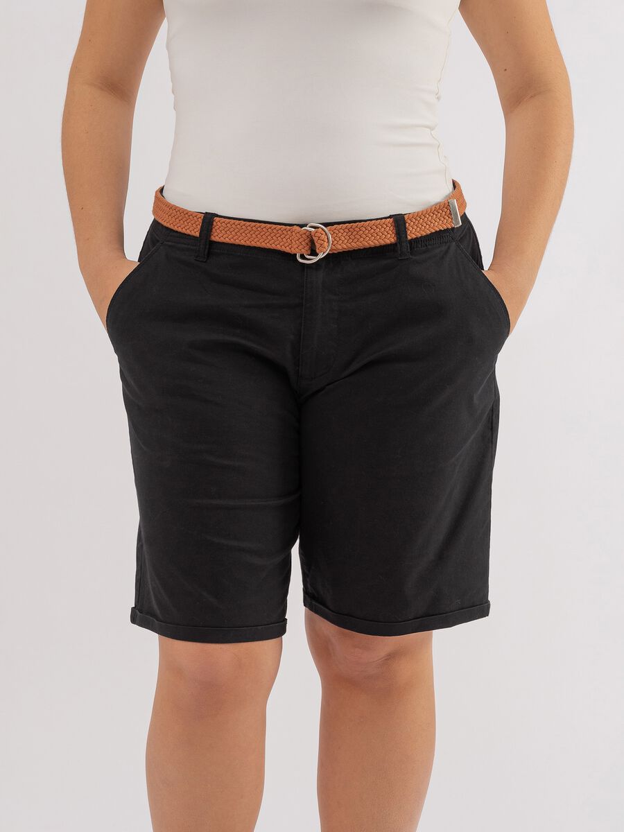 Shorts chino con cintura Curvy_1