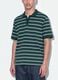 Polo verde in puro cotone a righe regular fit_2