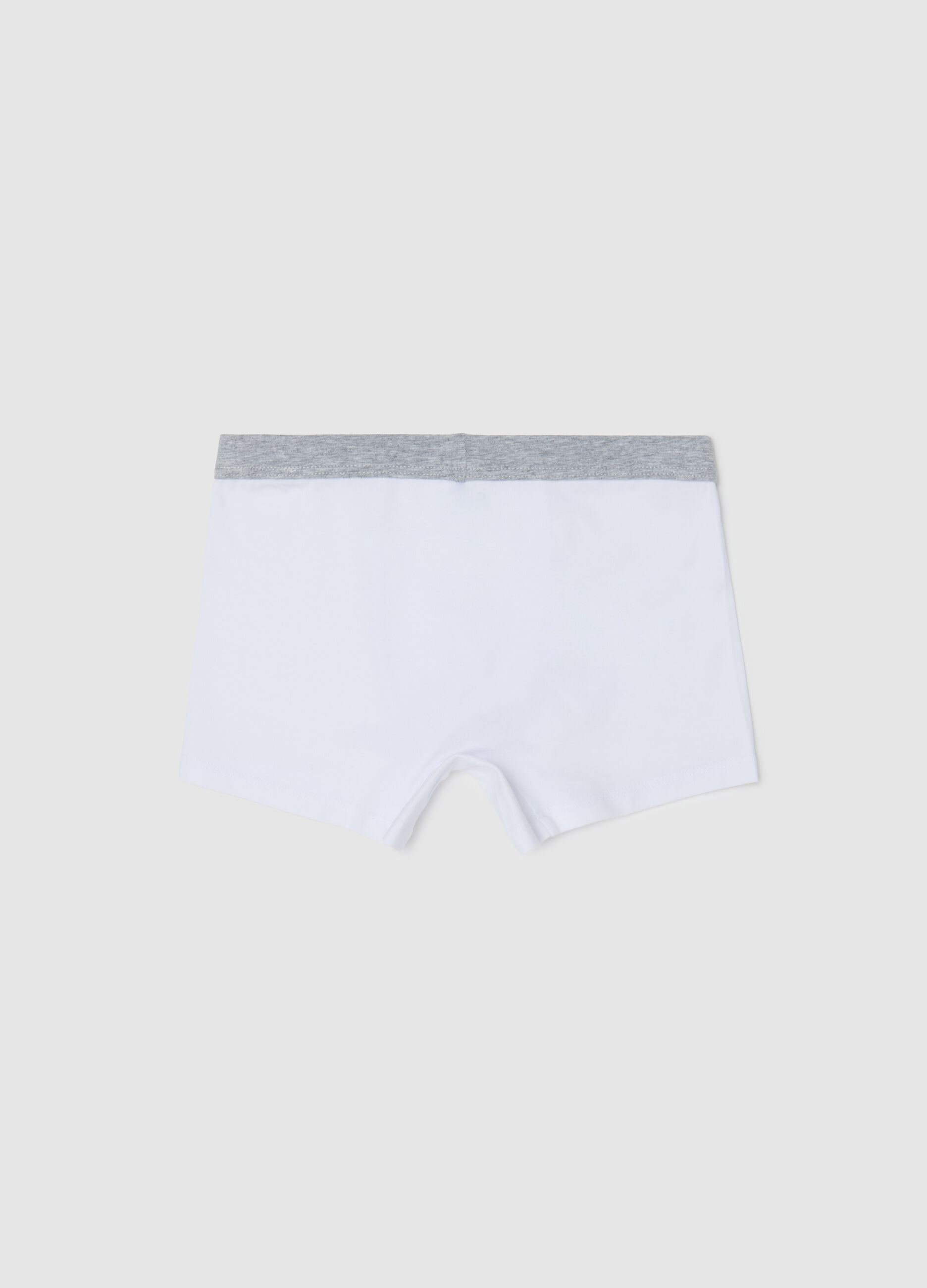 Boxer midi in cotone stretch 
