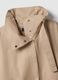Beige Cotton Blend Oversize Fit Jacket_5