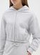 Girls' Grey Fitted Full Zip Cotton Blend Hoodie_2
