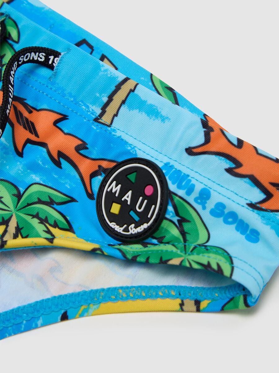 Maui & Sons Graphic Swim Brief_3