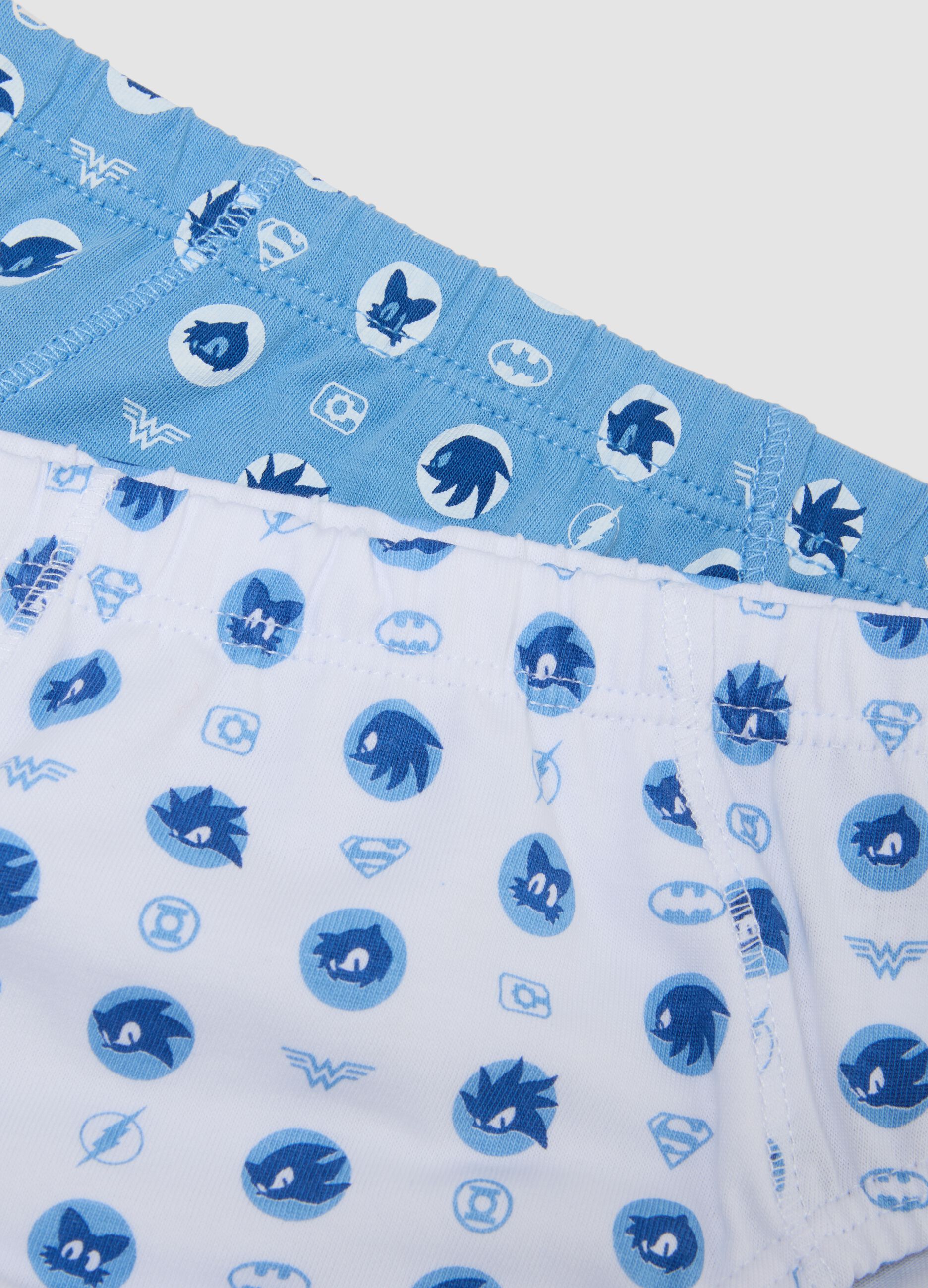 Five-pack of multicolour organic cotton briefs