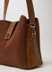 Brown shoulder bag with zip_2
