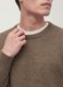 Maglia marrone girocollo in jersey knit regular fit_2