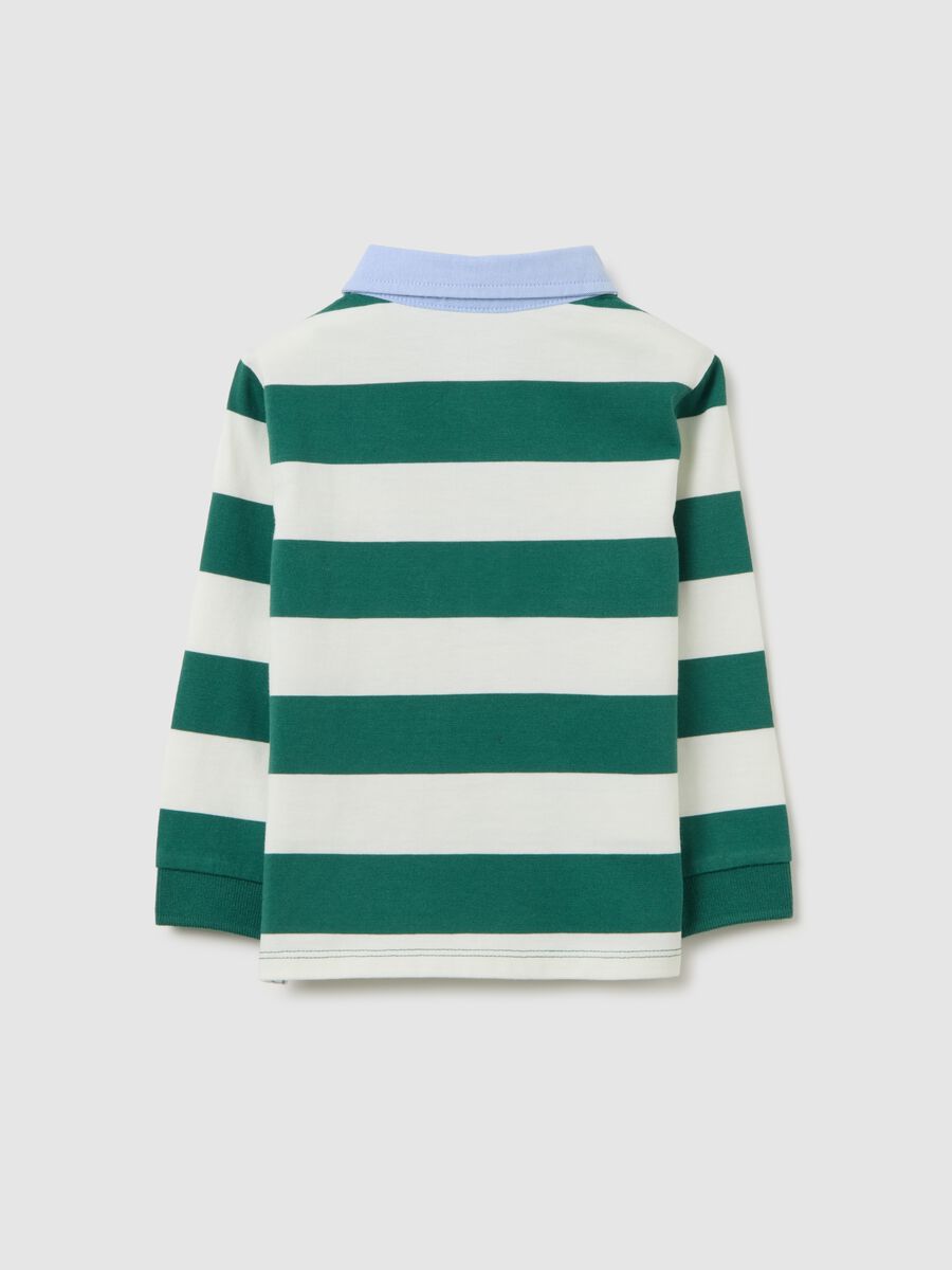 Children's Polo in Pure Multicolour Cotton Regular Fit_1