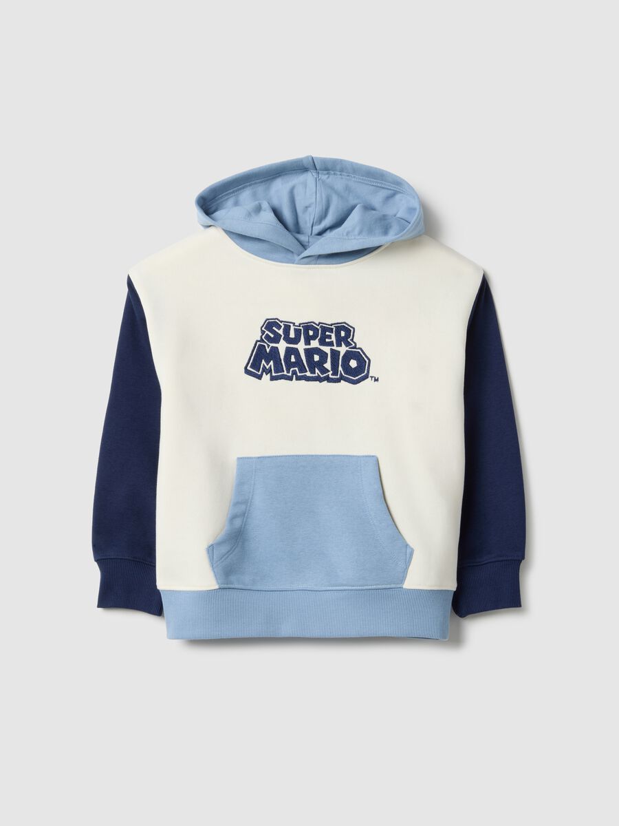 Multicolour Regular Fit Cotton Blend Children's Hoodie Super Mario_0