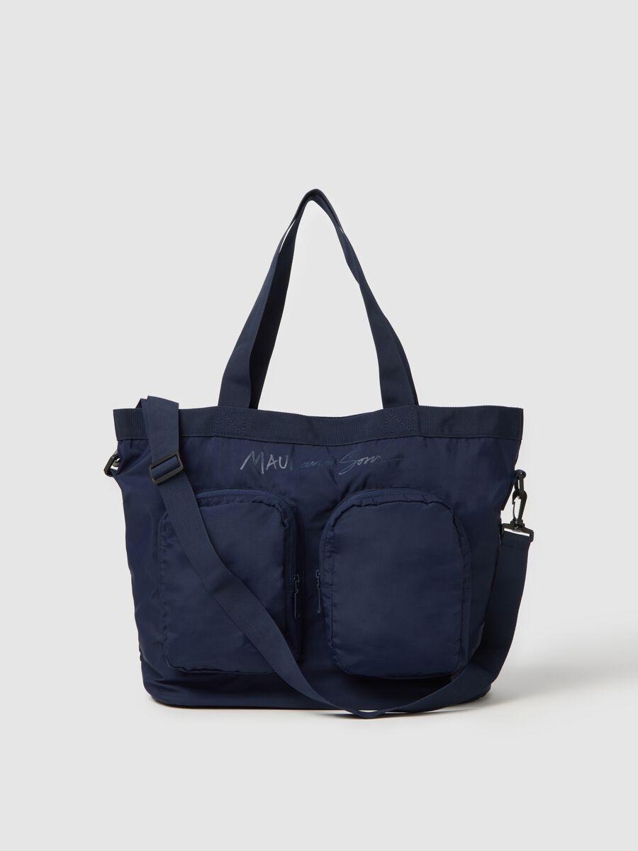 Men's blue bag with pockets_0