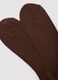 Calze midi marroni in lana, viscosa e cashmere elasticizzati_1