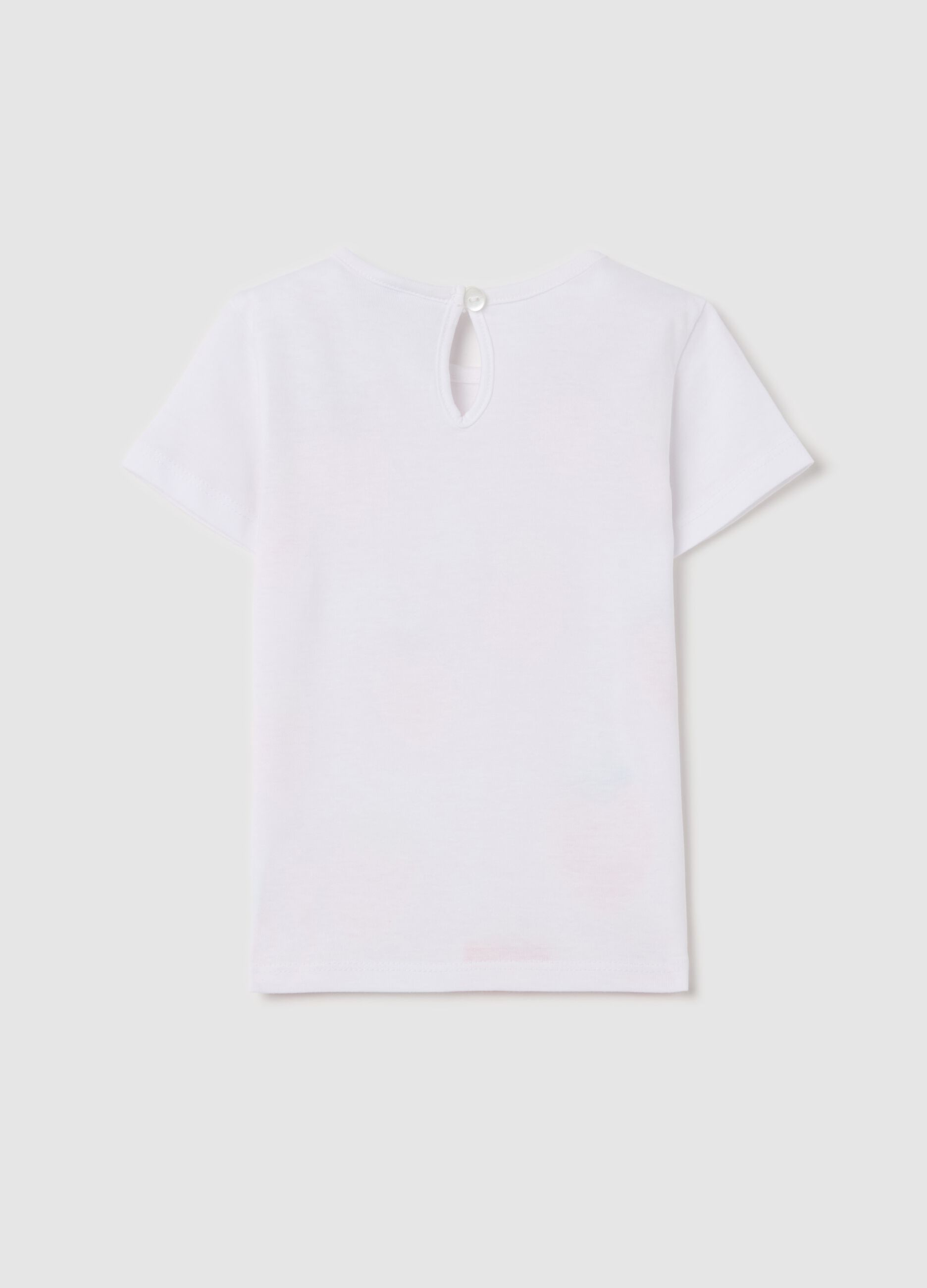 Cotton T-shirt with print