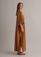 Long Brown Pure Cotton Kaftan_0