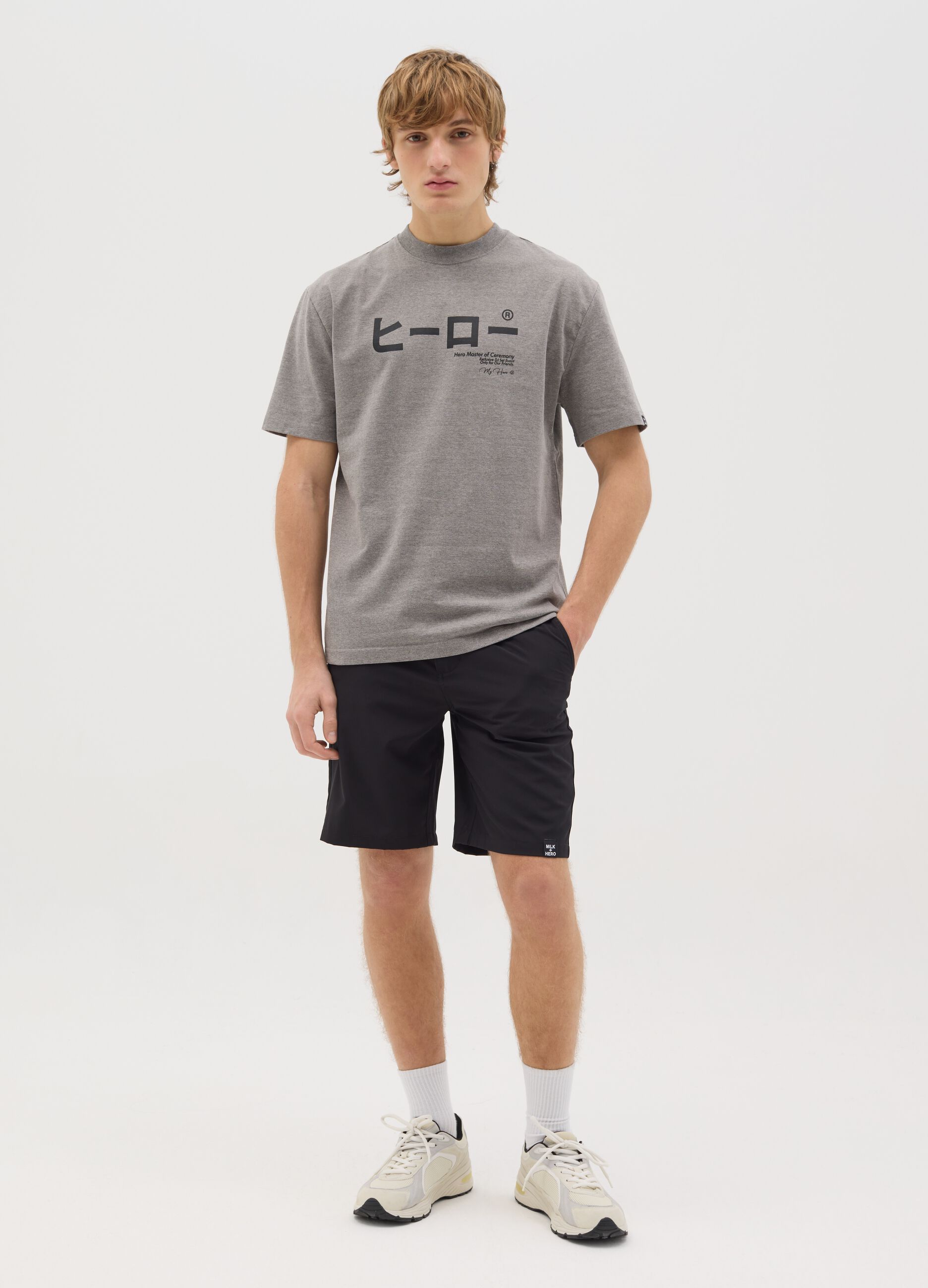 MILK+HERO Stretch Black Beach Boxers