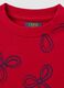Girls' red pure cotton sweatshirt regular fit_2