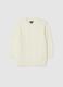 White Acrylic Sweater_0