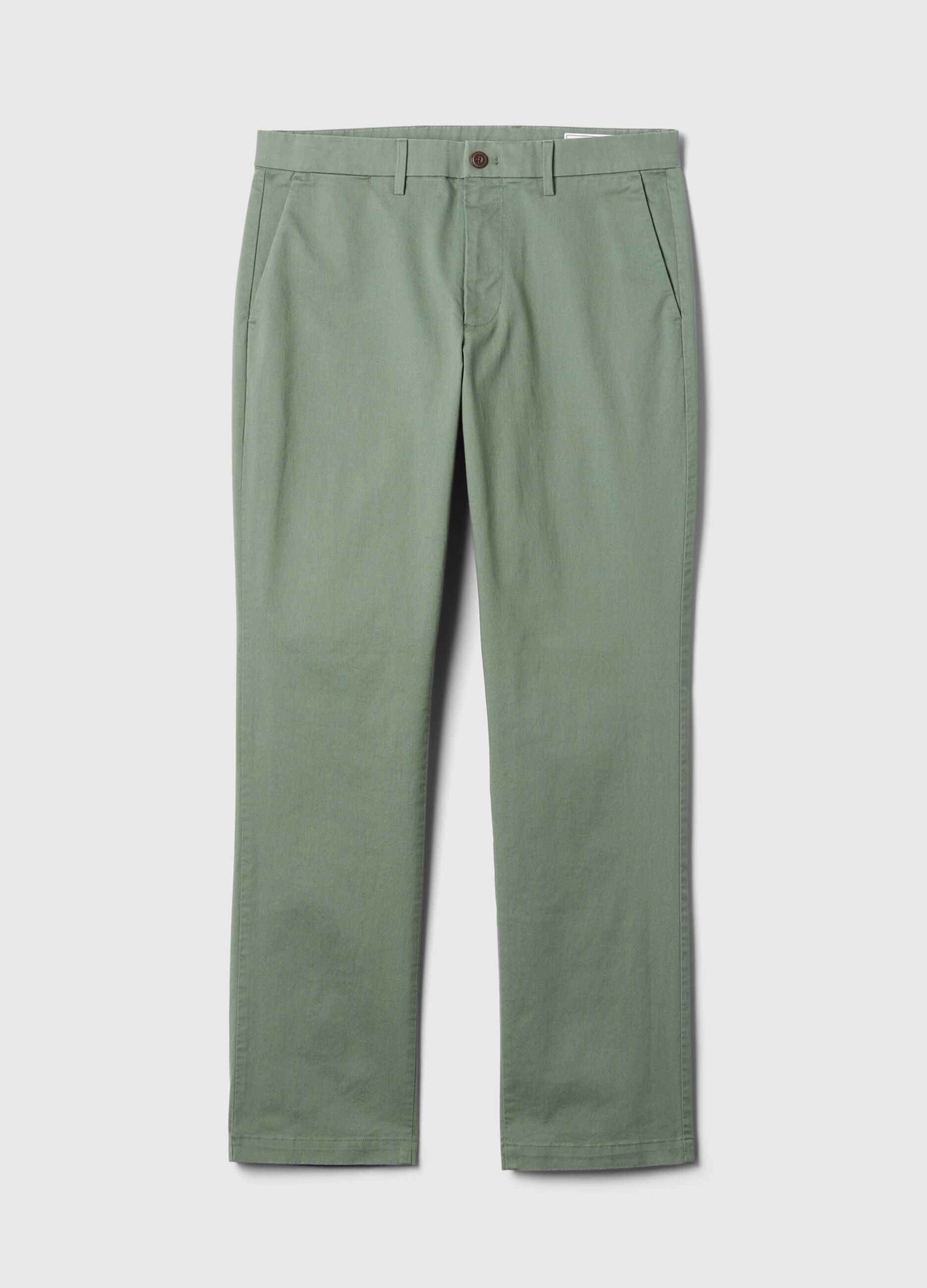 Stretch cotton chinos