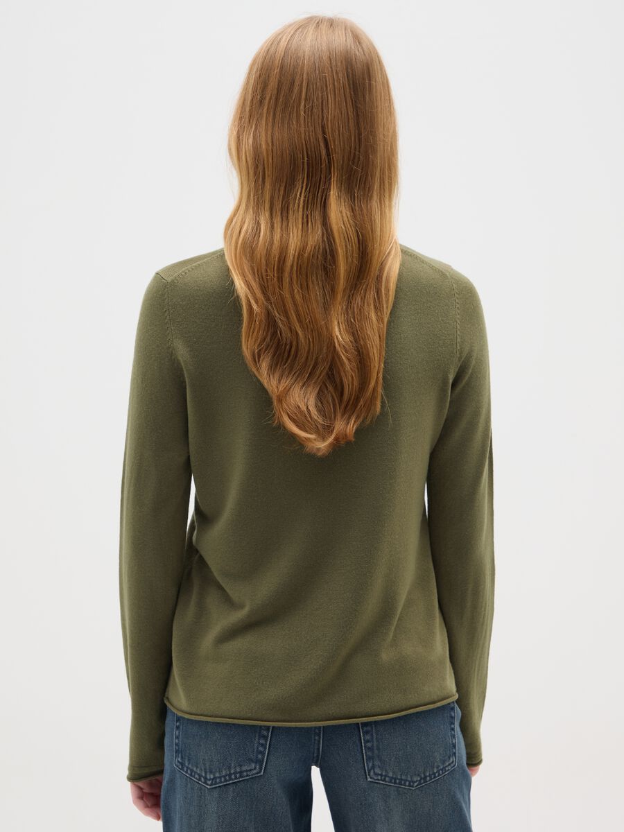 Green fitted jumper_2
