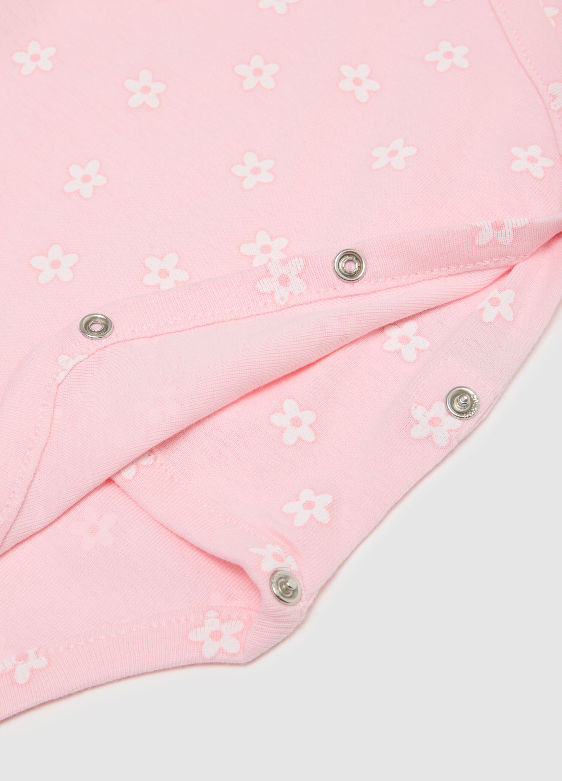 Multicolor Cotton Bodysuit Set for Newborn Girls