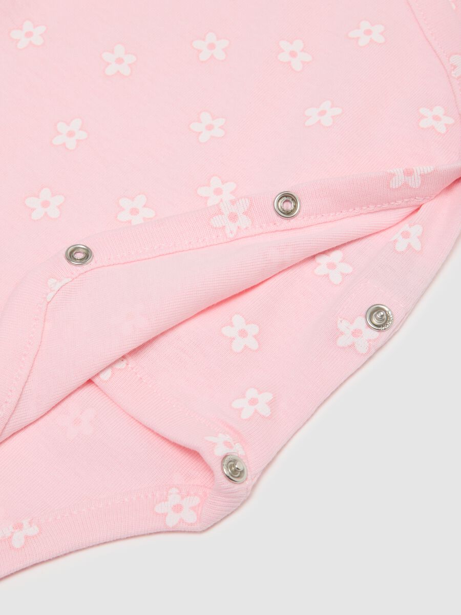 Bipack body in puro cotone multicolor da neonata_2