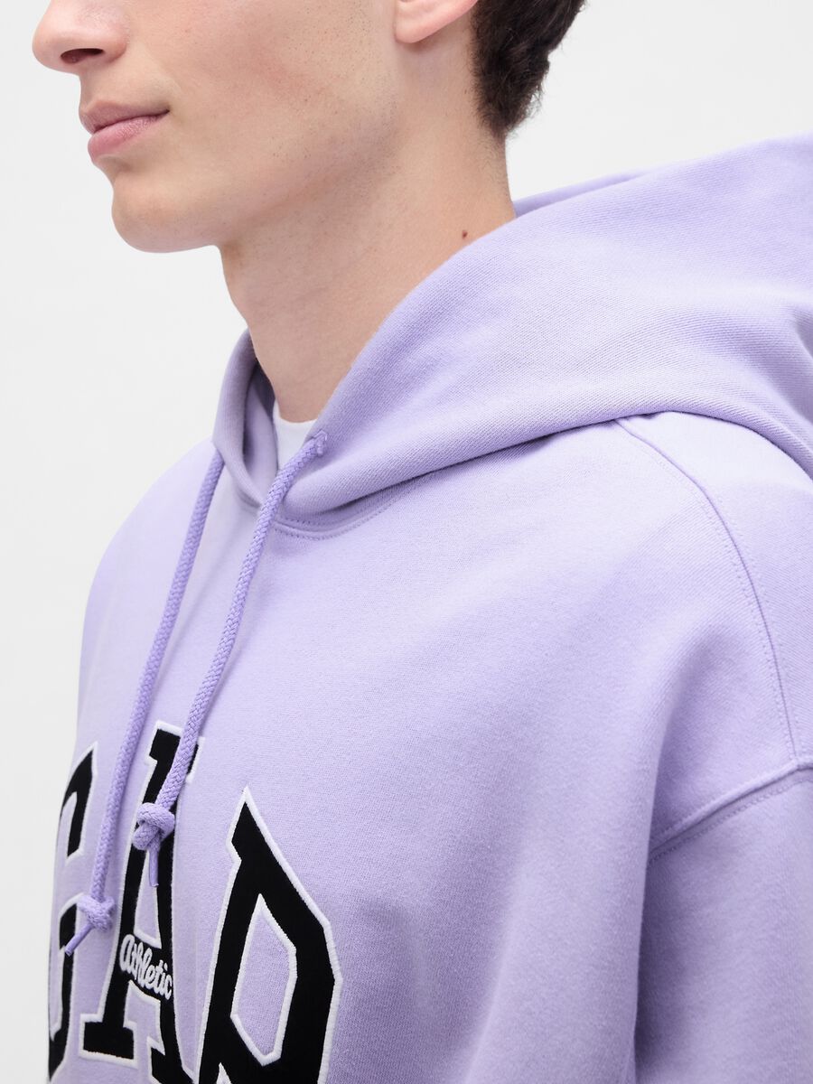 Purple Hooded Sweatshirt GAP_3