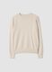 Camel viscose-blend jumper with sequins, regular fit_4
