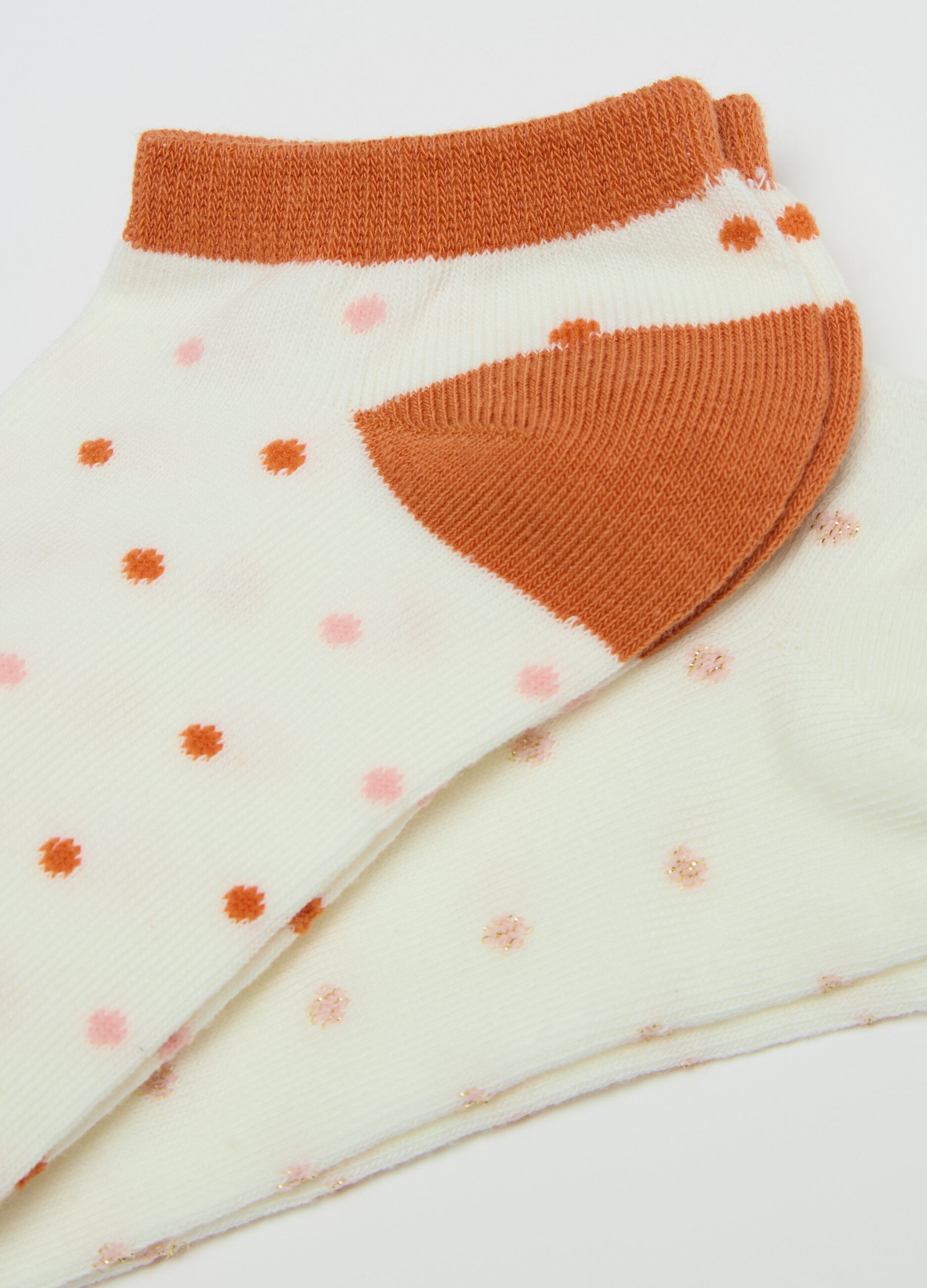 Five-pair pack stretch sneaker liners