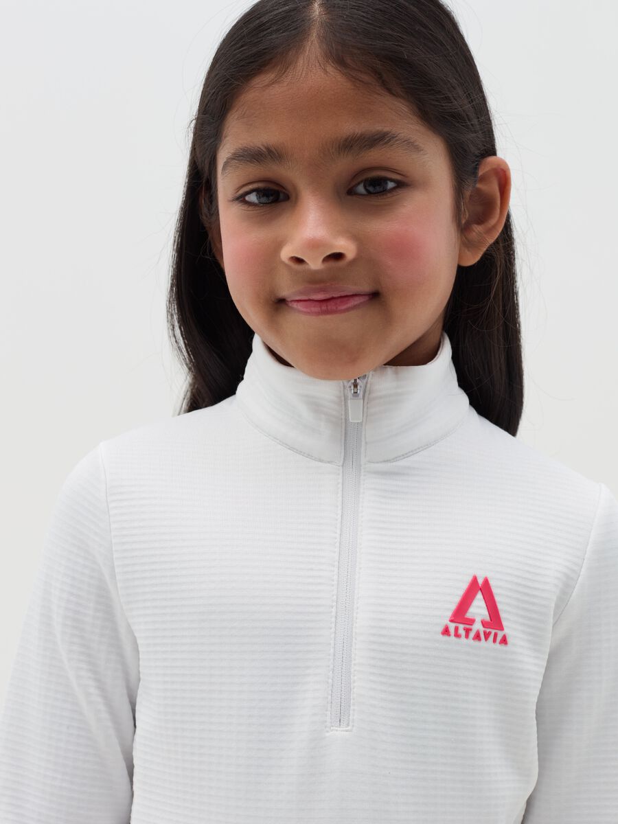Waffle pile half-zip ALTAVIA WITH DEBORAH COMPAGNONI_2