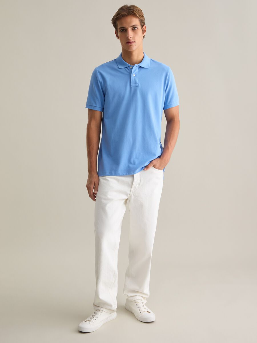 Cotton Blue Polo_1
