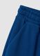 Blue organic cotton jogger trousers_2