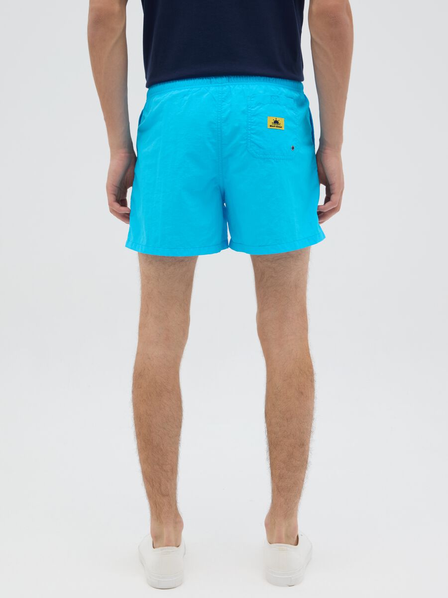 Men's regular fit light blue swim boxers_2
