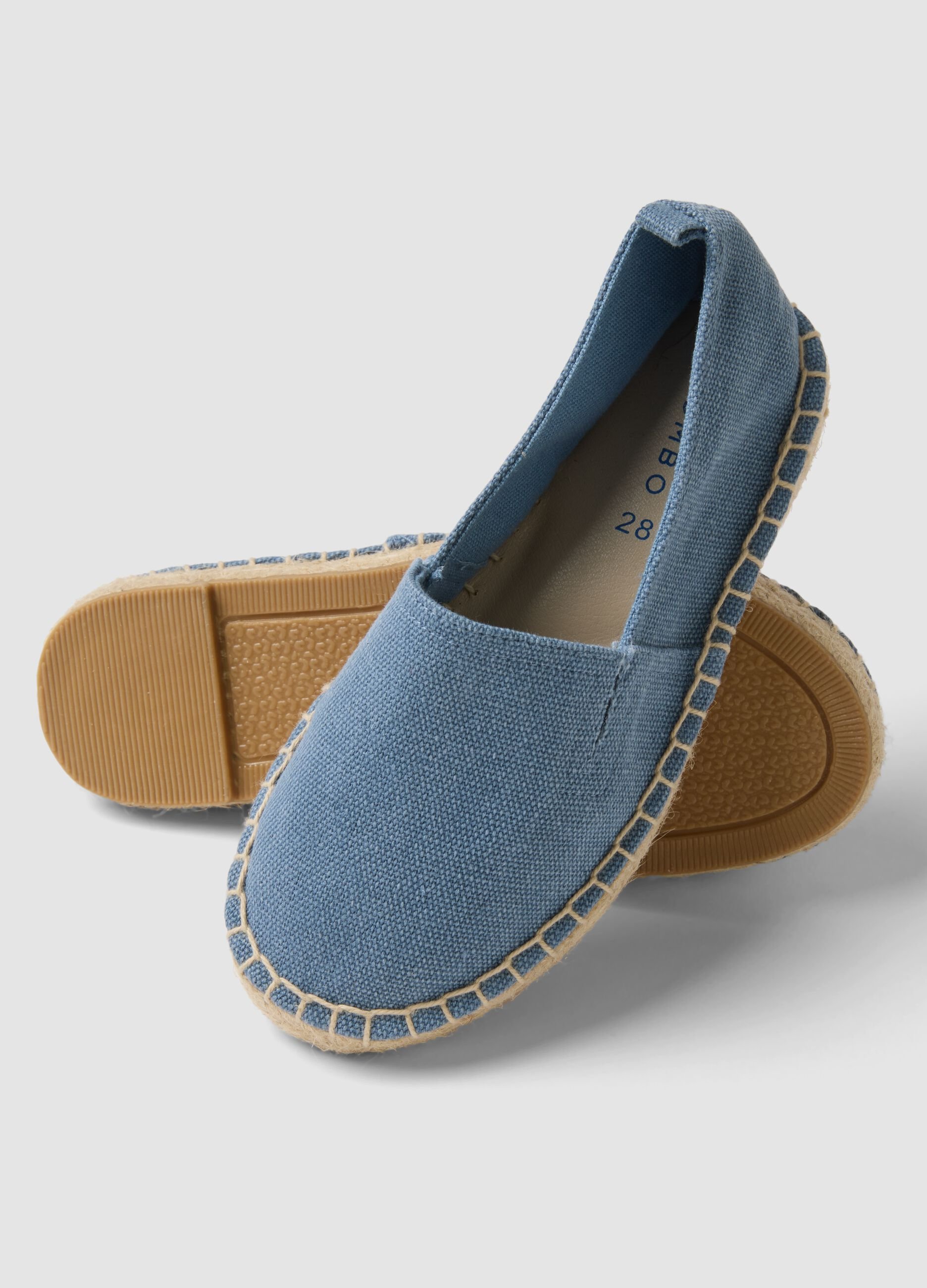 Espadrillas azzurre per bambino