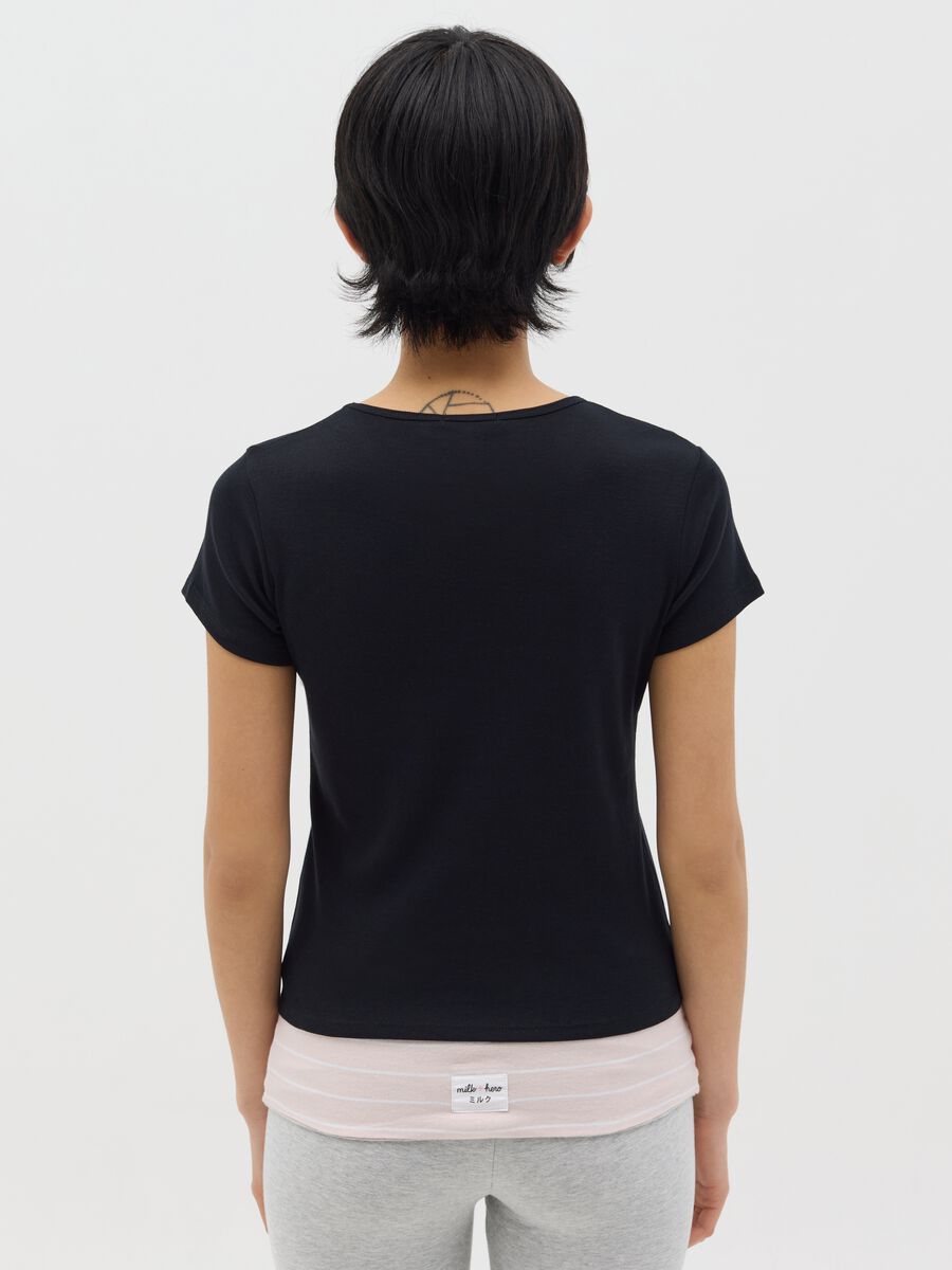 Slim-fit T-shirt in cotton_3