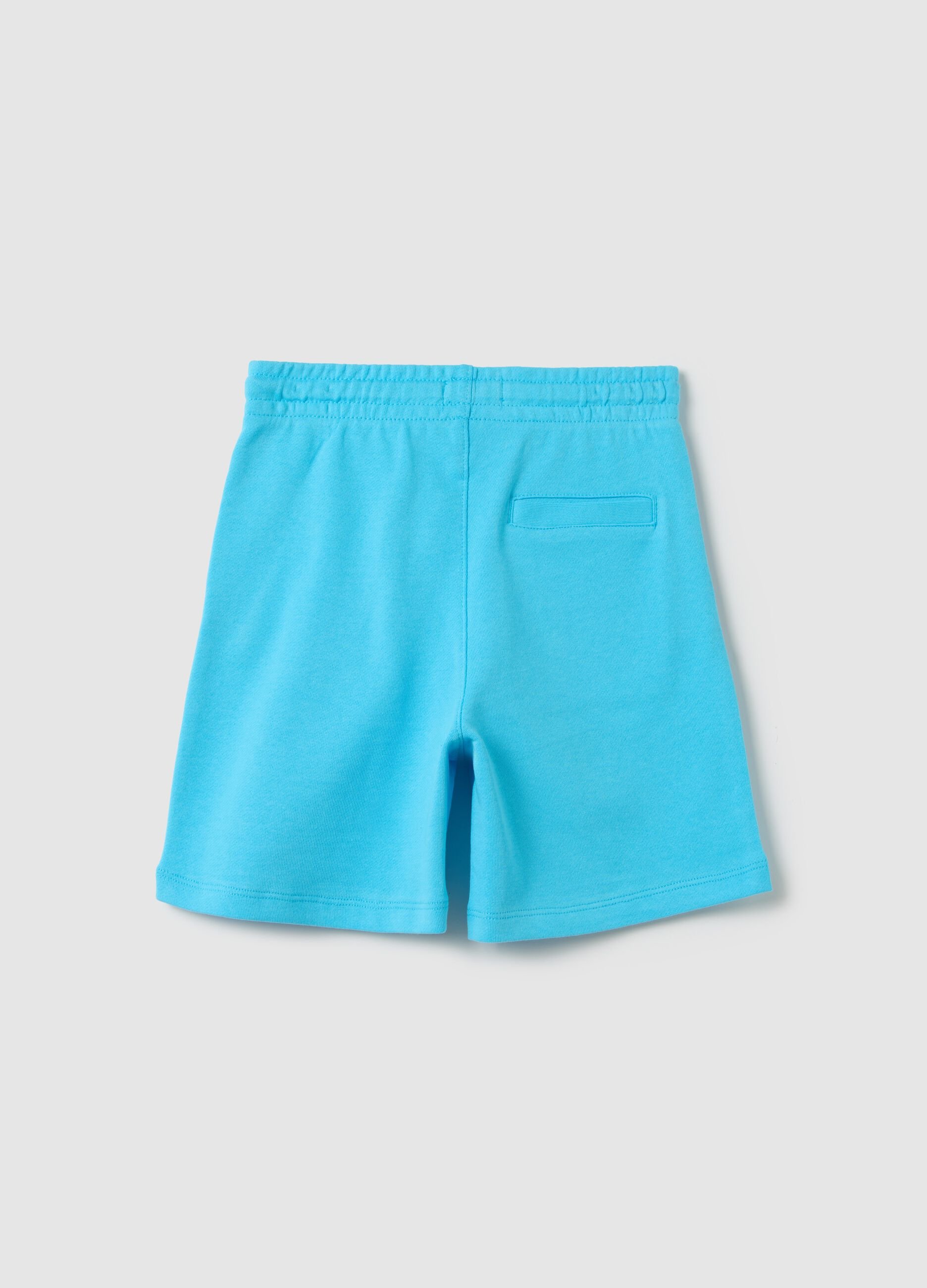 OVS Kids pure cotton shorts in light blue
