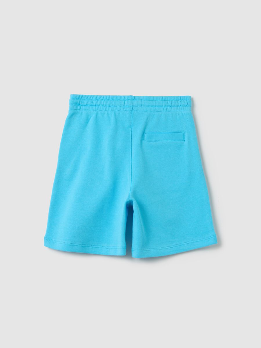 OVS Kids pure cotton shorts in light blue_1