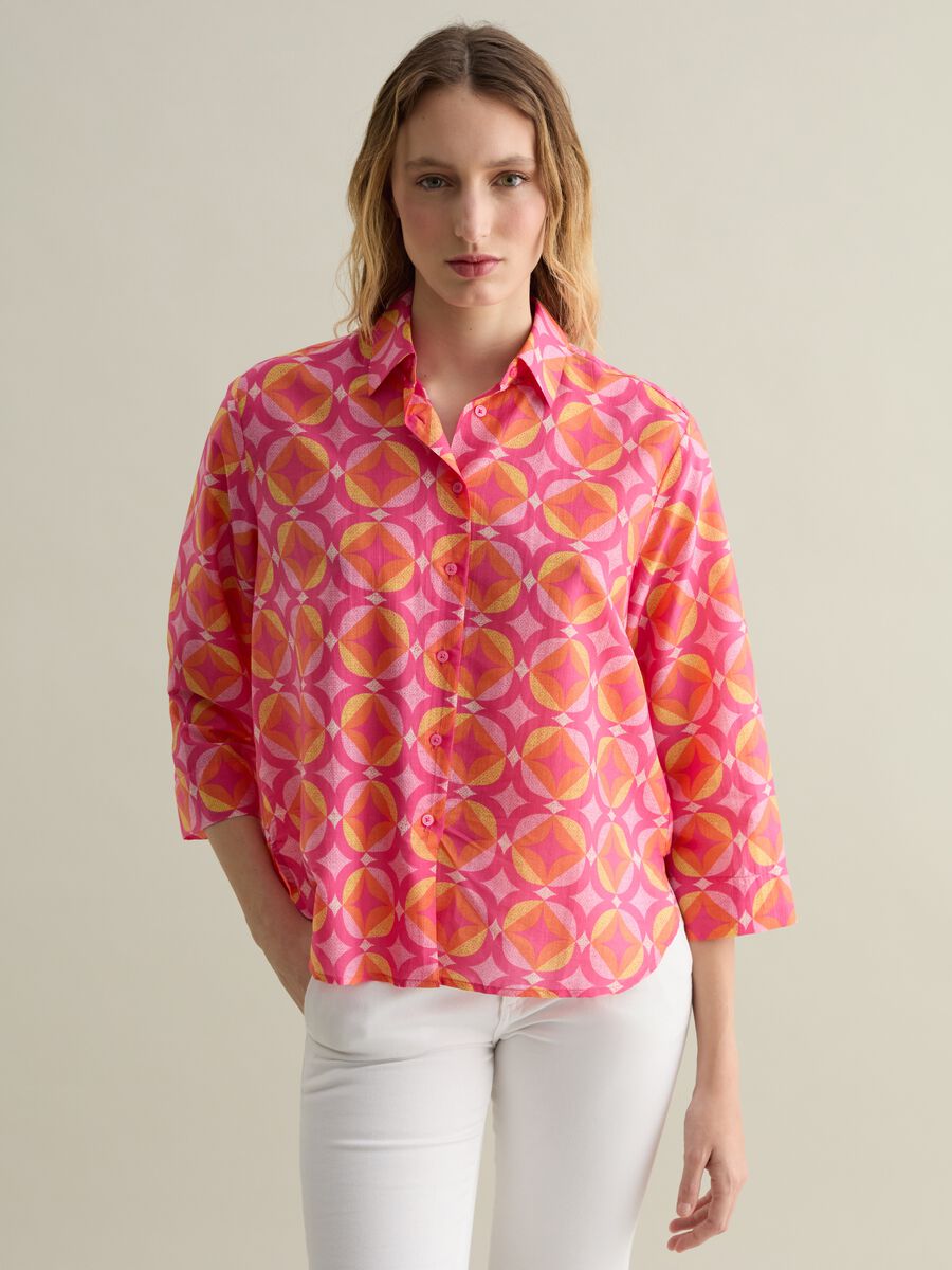 Shirt with optical pattern_0
