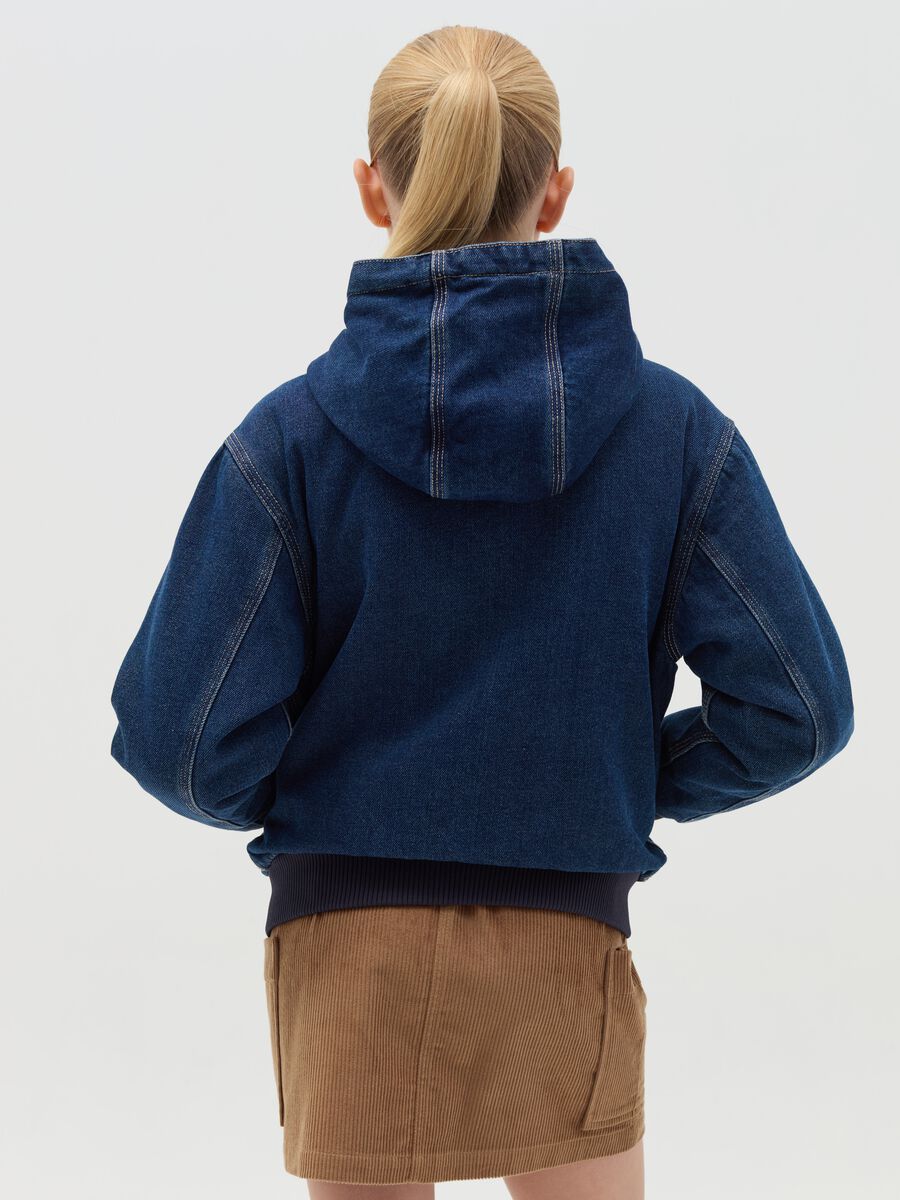 Denim jacket with hood_2