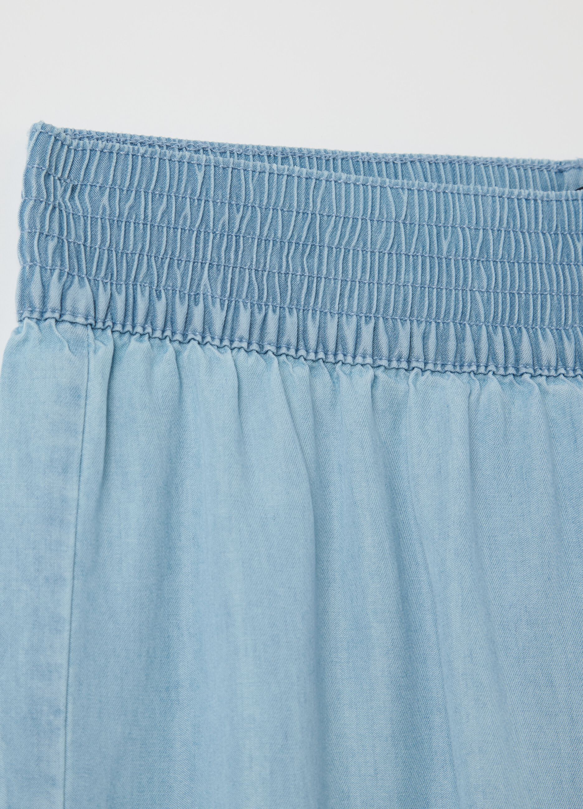 Wide-leg jeans in Lyocell