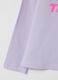 Girls' purple stretch cotton regular fit T-shirt_3