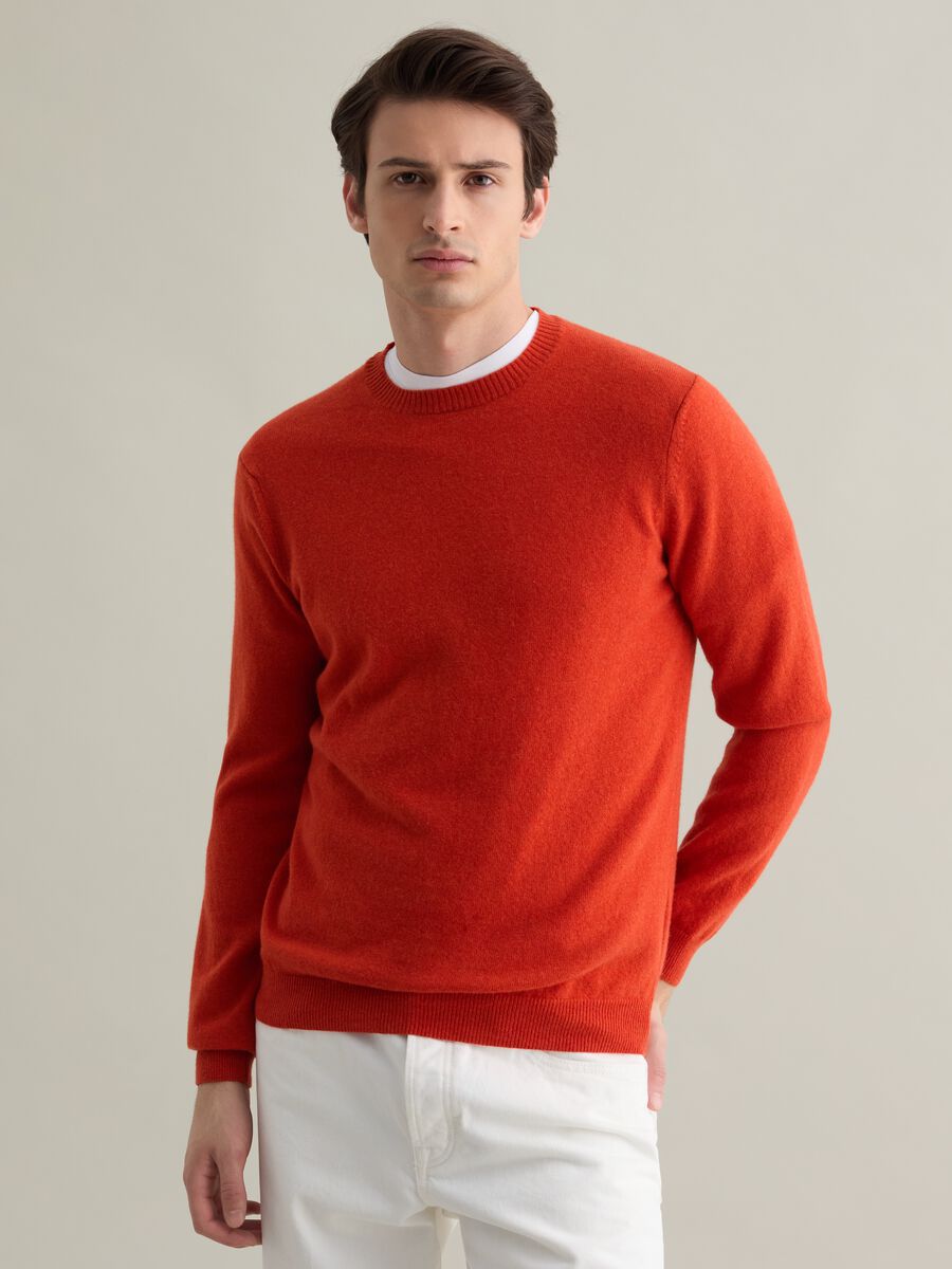 Lambswool crew-neck pullover_0