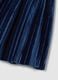 Blue Velour Skirt for Girls_2