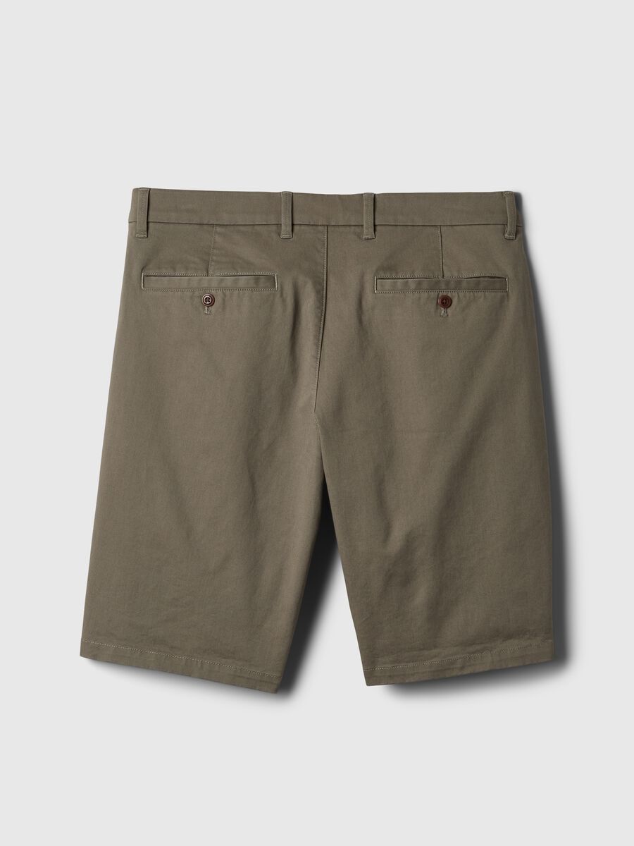 Relaxed-fit Bermuda shorts in stretch cotton_5