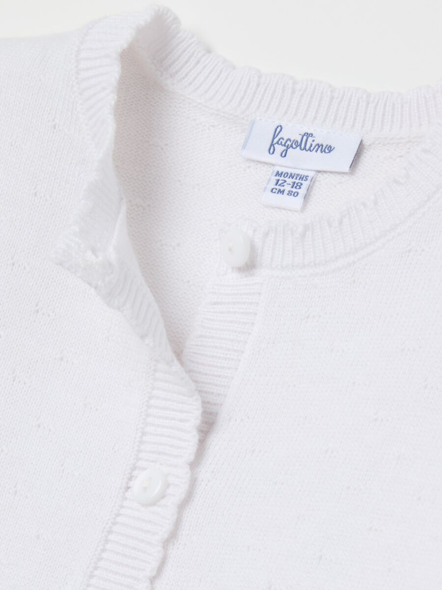 Cotton cardigan with scalloped neck_2