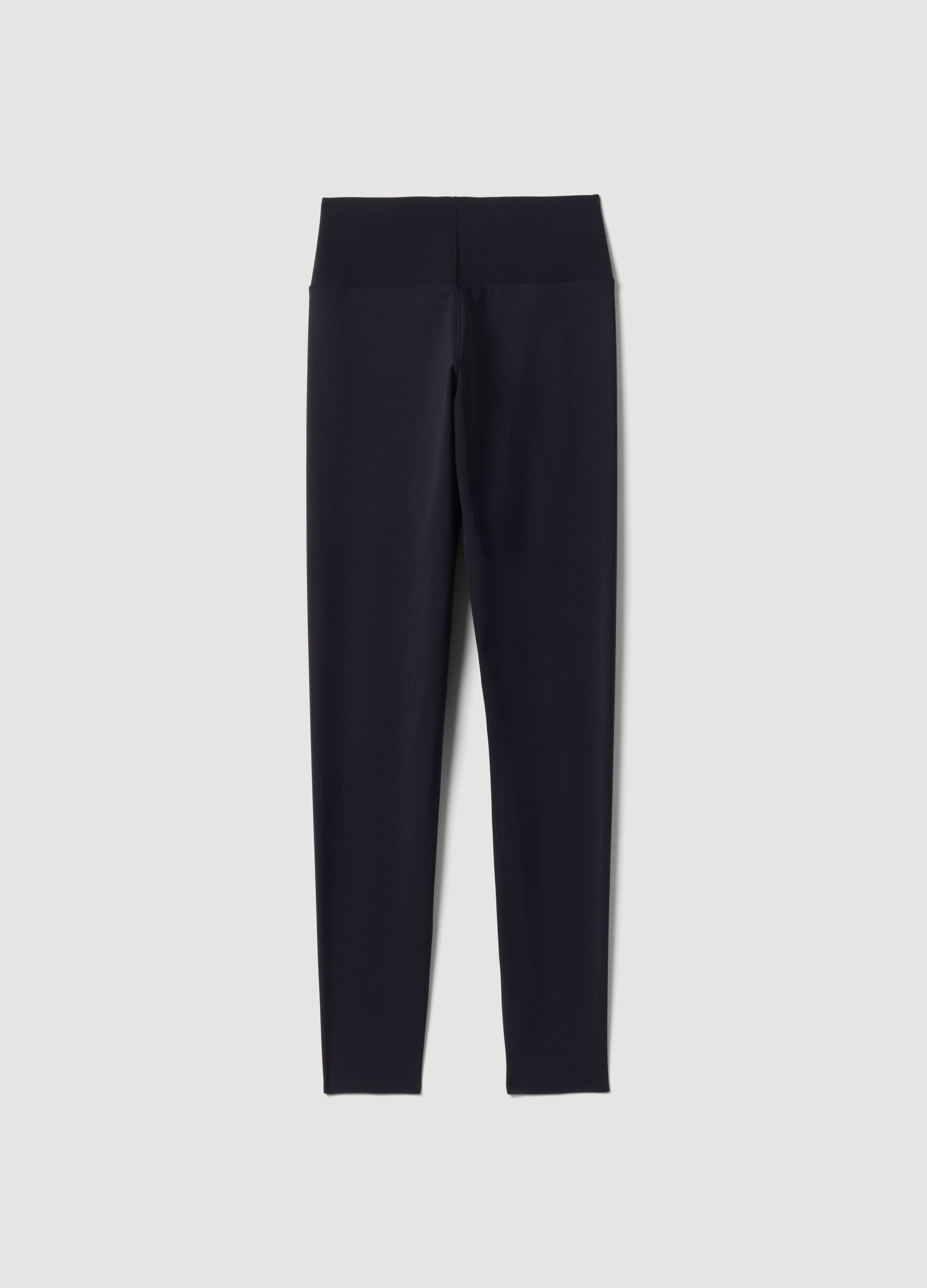 Black slim-fit stretch leggings with regular waist ALTAVIA STUDIO
