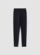 Black slim-fit stretch leggings with regular waist ALTAVIA STUDIO_6