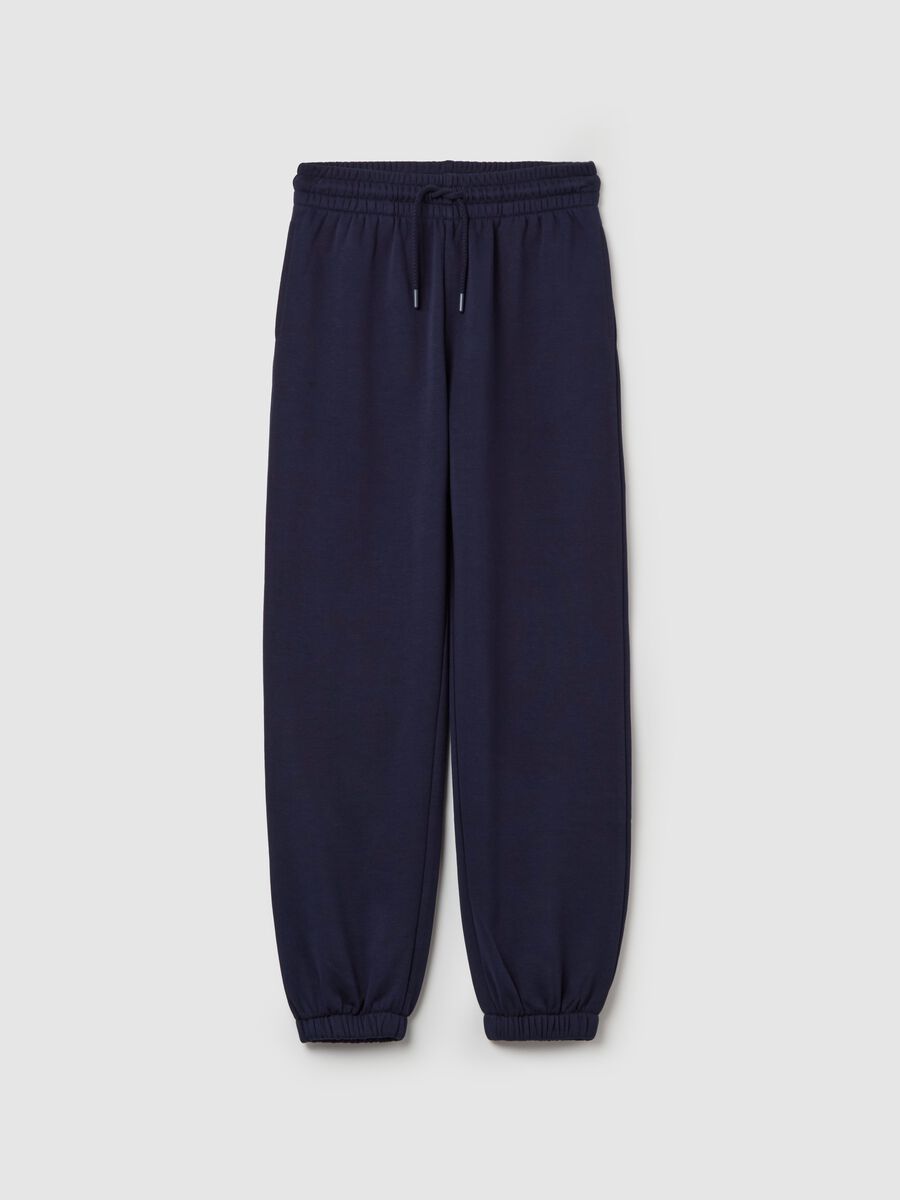 Essential joggers in fleece with drawstring_4