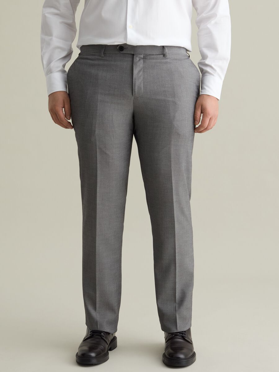 Regular-fit trousers in viscose blend_1