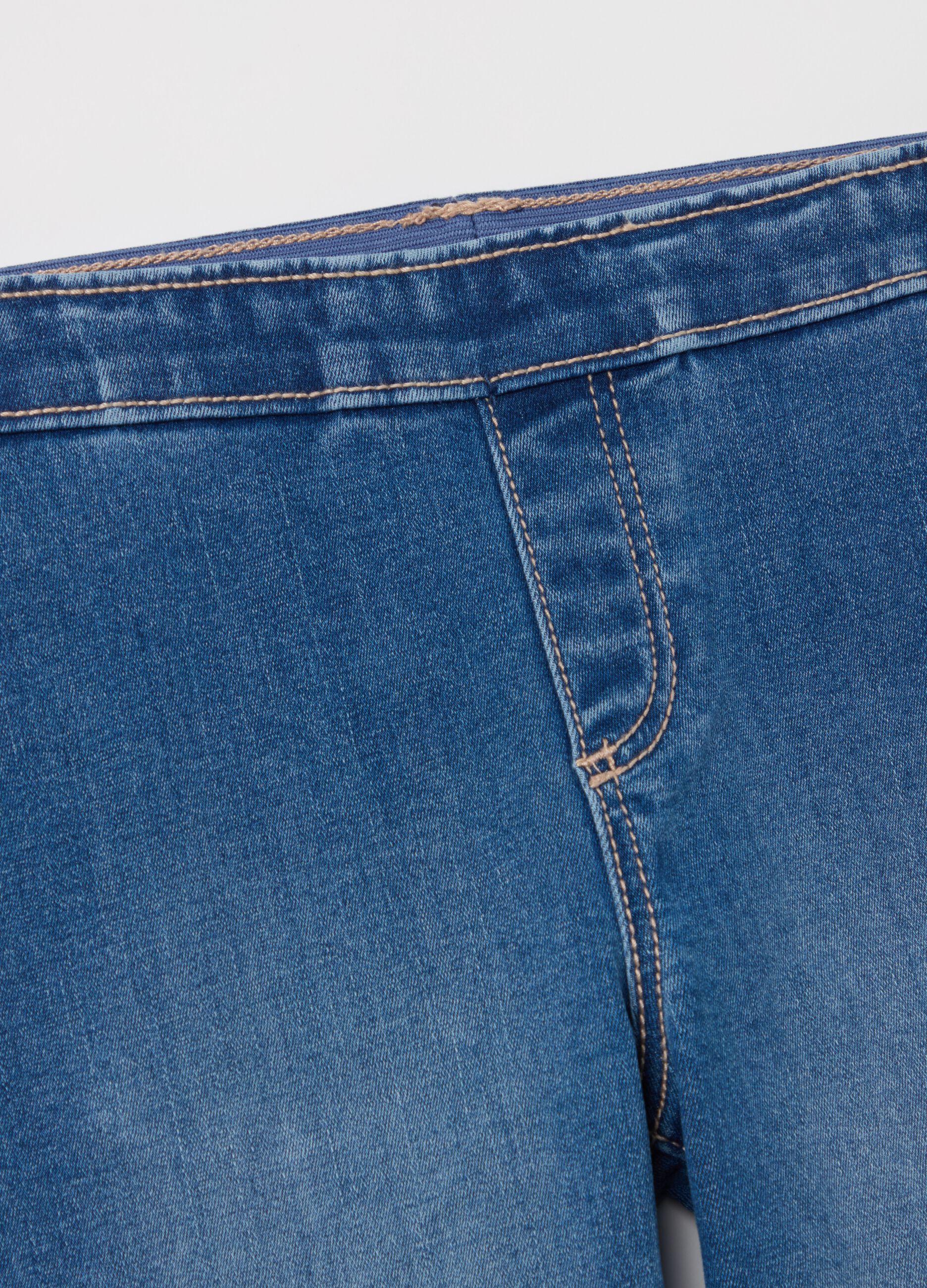 Skinny-fit jeggings with pockets